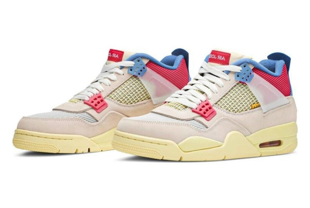 nike air jordan 4 retro union guava ice,nike air jordan 4 retro,кроссовки nike air jordan 4 retro,кроссовки 4 retro x union la 'guava ice' air jordan,air jordan 4