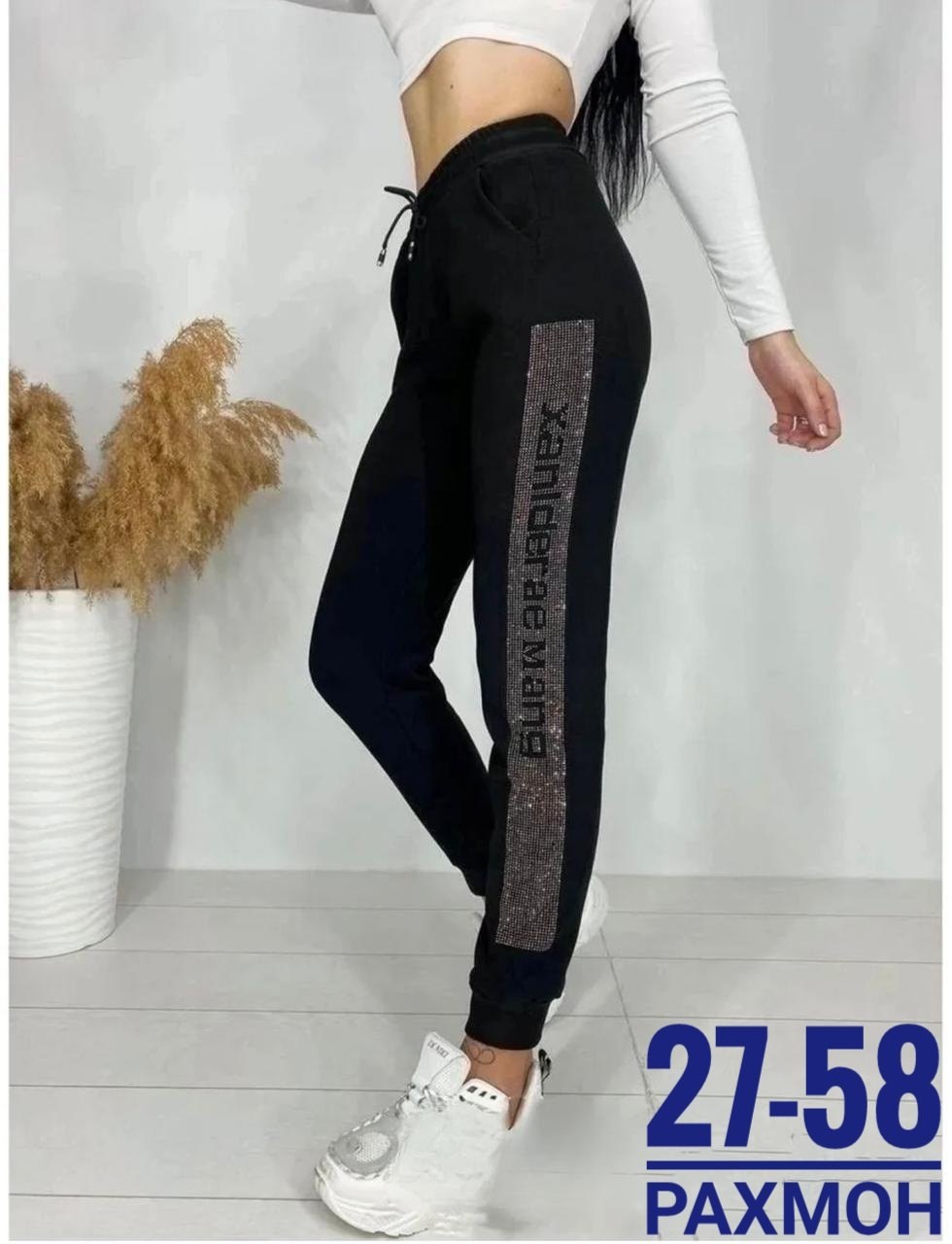 спортивные штаны со стразами,джоггеры с лампасами из страз blshop,джоггеры с лампасами из страз blshop цвет черный,женские штаны со стразами,джоггеры с лампасами из страз