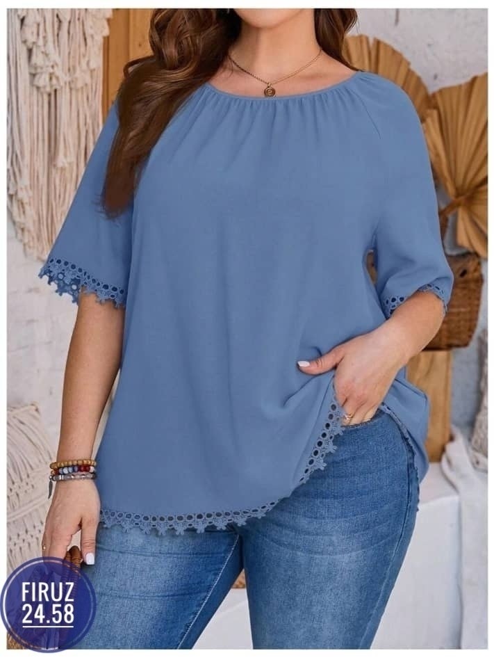 блузка для полных,повседневная блуза,женская блузка,блуза,блузка с кружевами