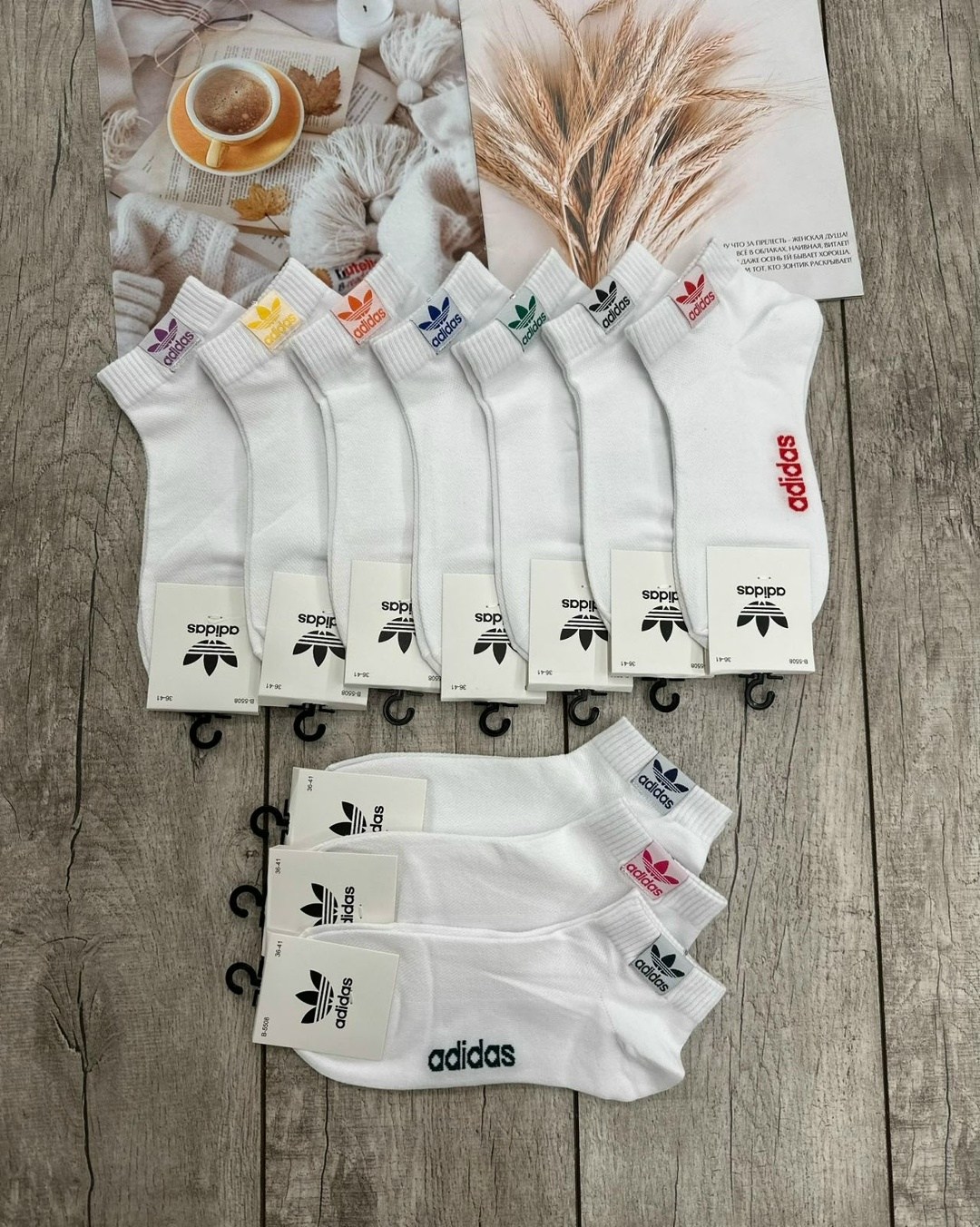 adidas короткие спортивные носки адидас 10 пар,носки адидас,носки женские,носки адидас набор,носки женские adidas