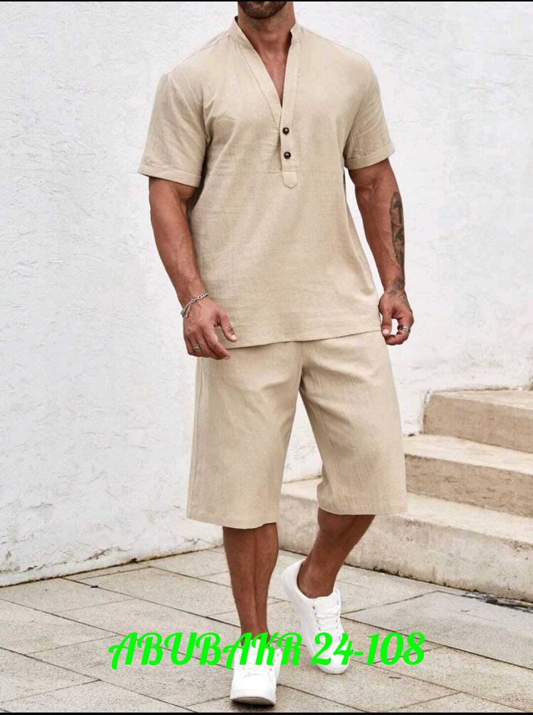 летние мужские костюмы,мужской повседневный костюм,мужской льняной костюм,льняной костюм с шортами,мужской костюм из льна