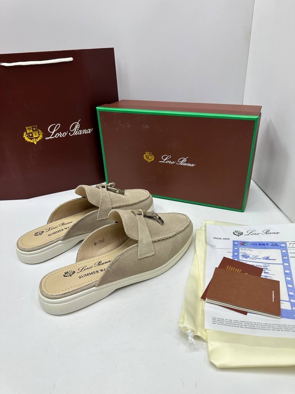 мюли loro piana,женские замшевые мюли loro piana бежевые,лоферы loro piana,,loro piana лоферы женские