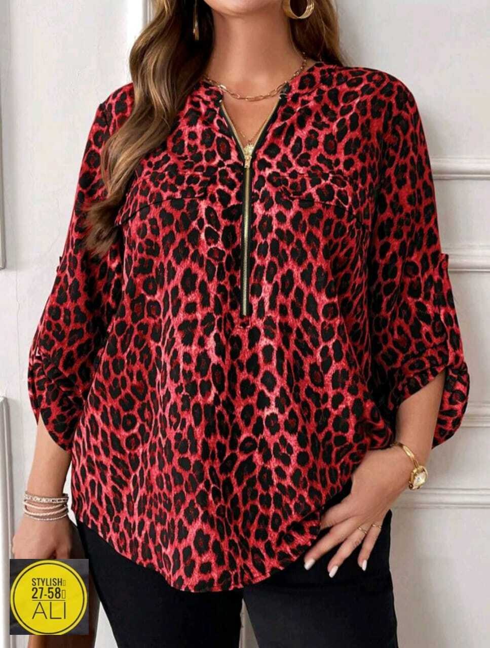 блузка с леопардовым принтом,блузка женская,блузка леопардовая,стильная блузка,модная блузка