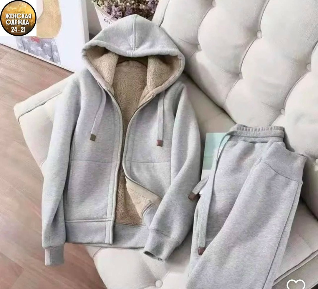 cпортивный костюм женский на флисе,cпортивный костюм теплый,женский теплый спортивный костюм на овчине серый,cпортивный костюм женский теплый на флисе,костюм женский на флисе