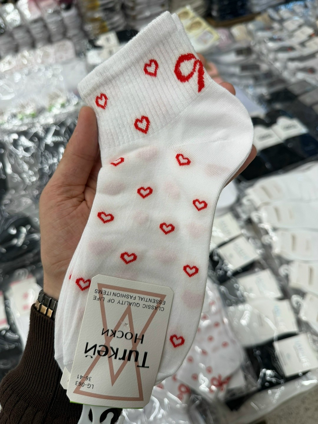 носки комплект,носки женские,носки женские 10 пар,носки с сердечками,носки женские в наборе