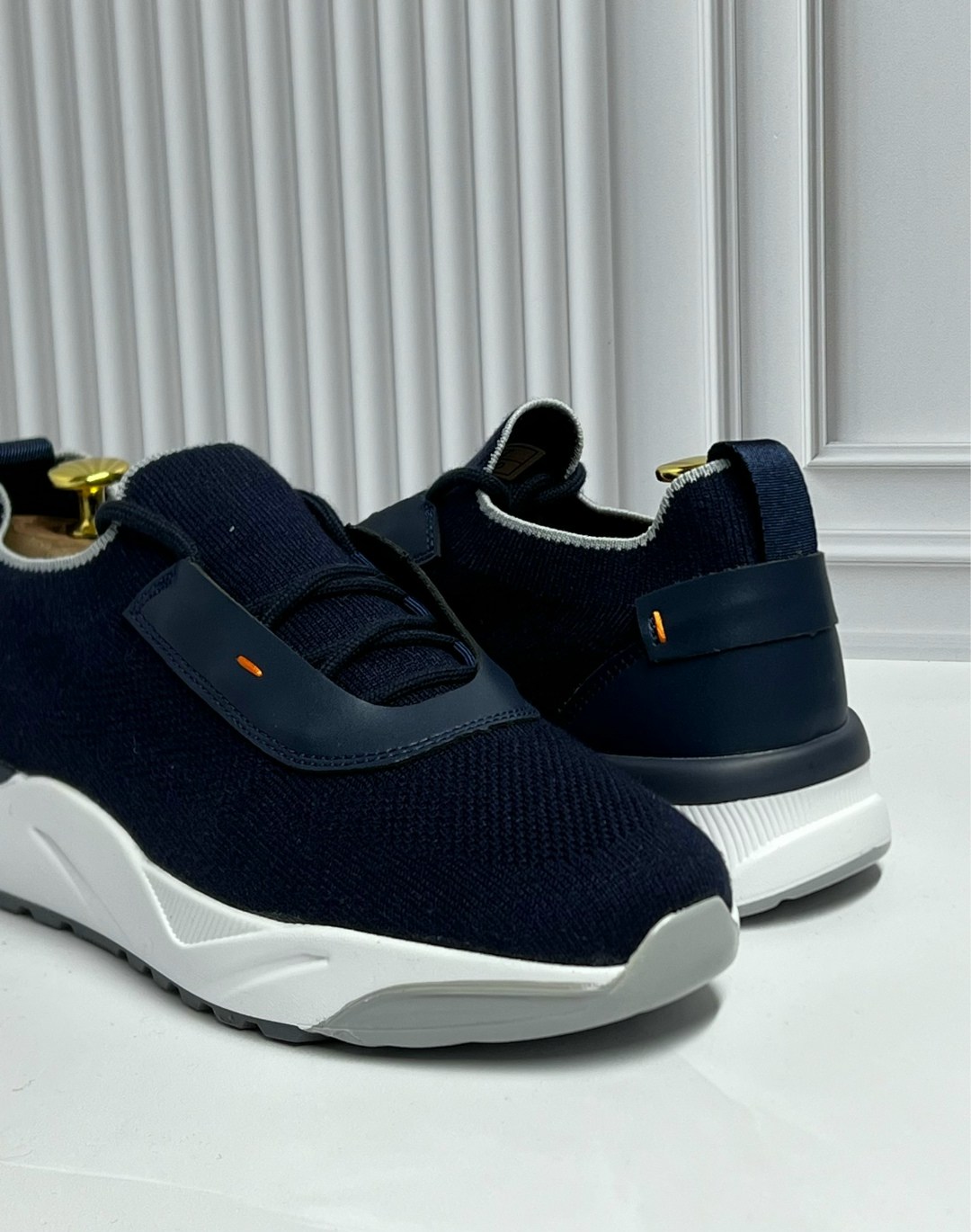 текстильные кроссовки santoni,кроссовки santoni,синие мужские текстильные кроссовки santoni,,текстильные кроссовки innova santoni