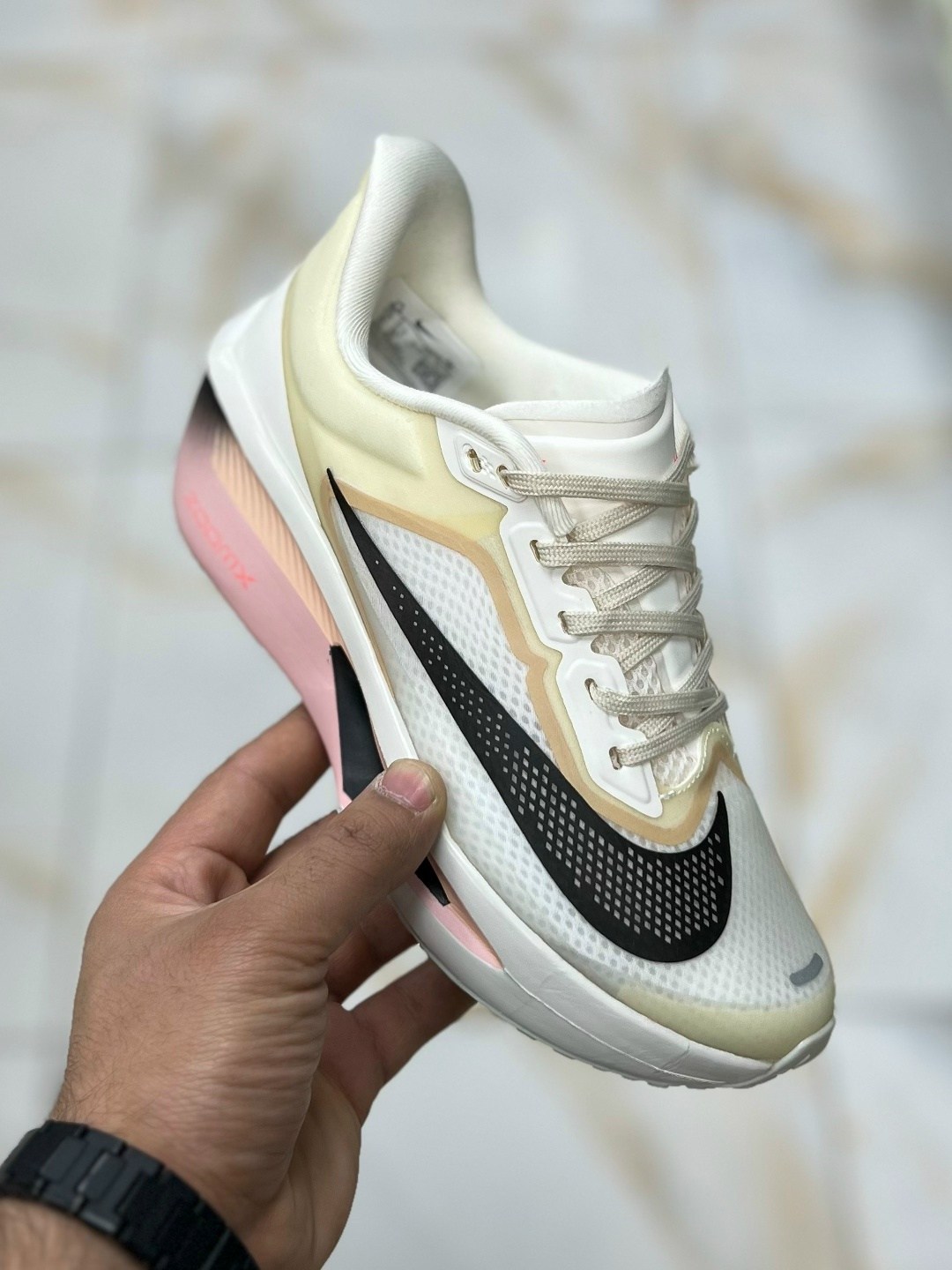 кроссовки,кроссовки nike,nike zoom fly 6,кроссовки для бега nike running shoes zoom fly 6 слоновая кость,кроссовки женскиe