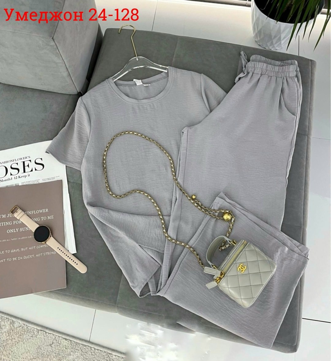 костюм женский,женский костюм двойка,трикотажные костюмы,костюм двойка,женский костюм двойка футболка/штаны nobilitas голубой (l размер)