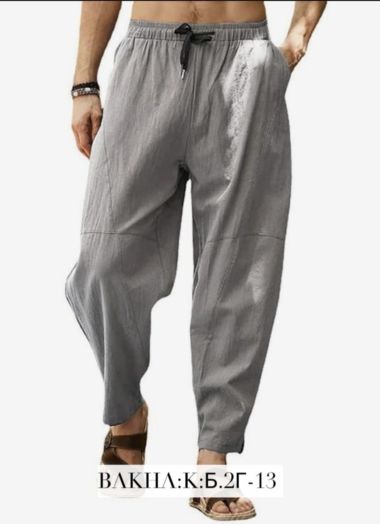повседневные брюки,брюки мужские повседневные,брюки мужские,брюки мужские летние,мужские свободные хлопковые брюки на шнурке