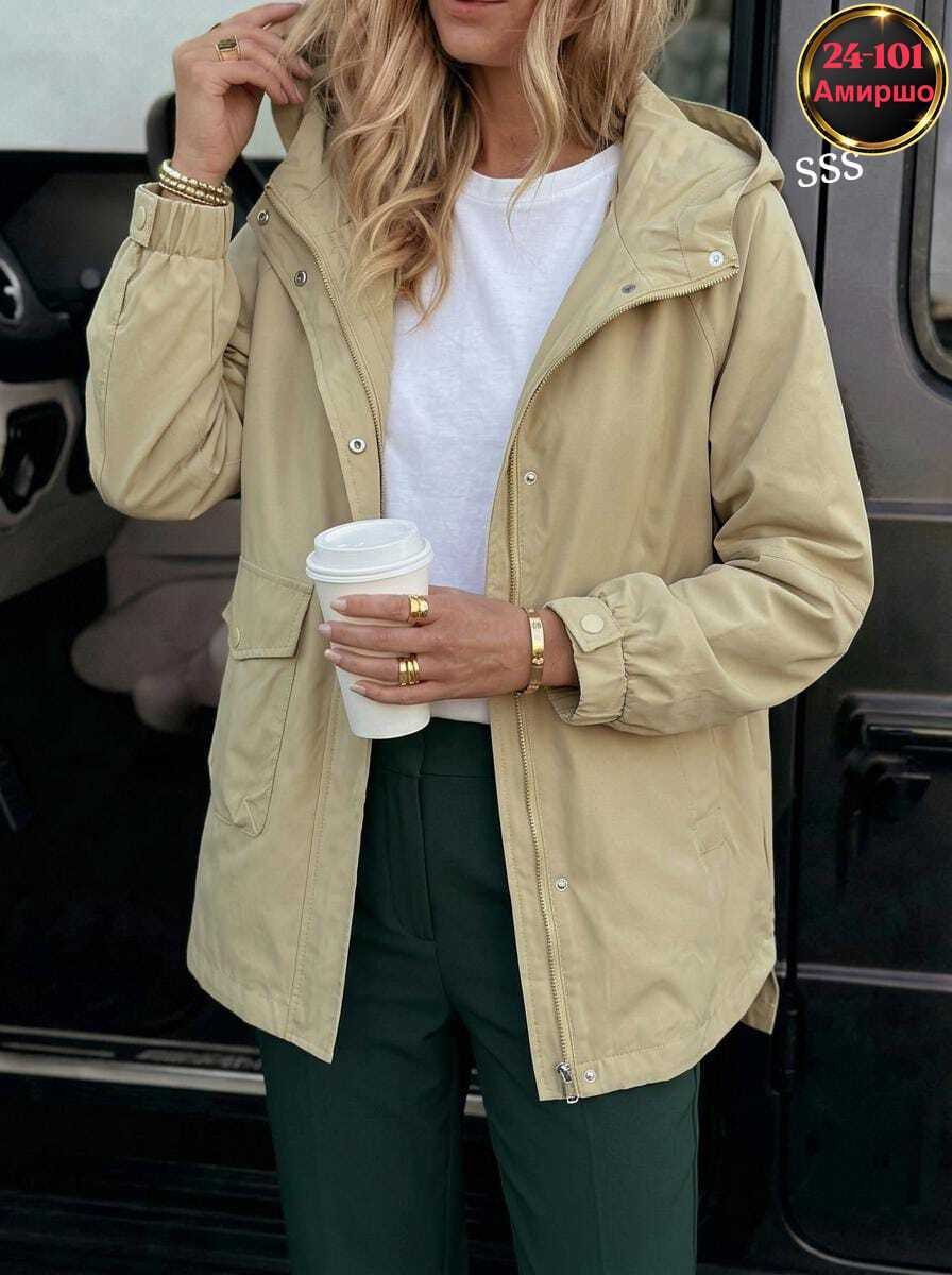 ветровка удлиненная с капюшоном,куртка женская,ветровка женская,женская куртка демисезонная,модная куртка