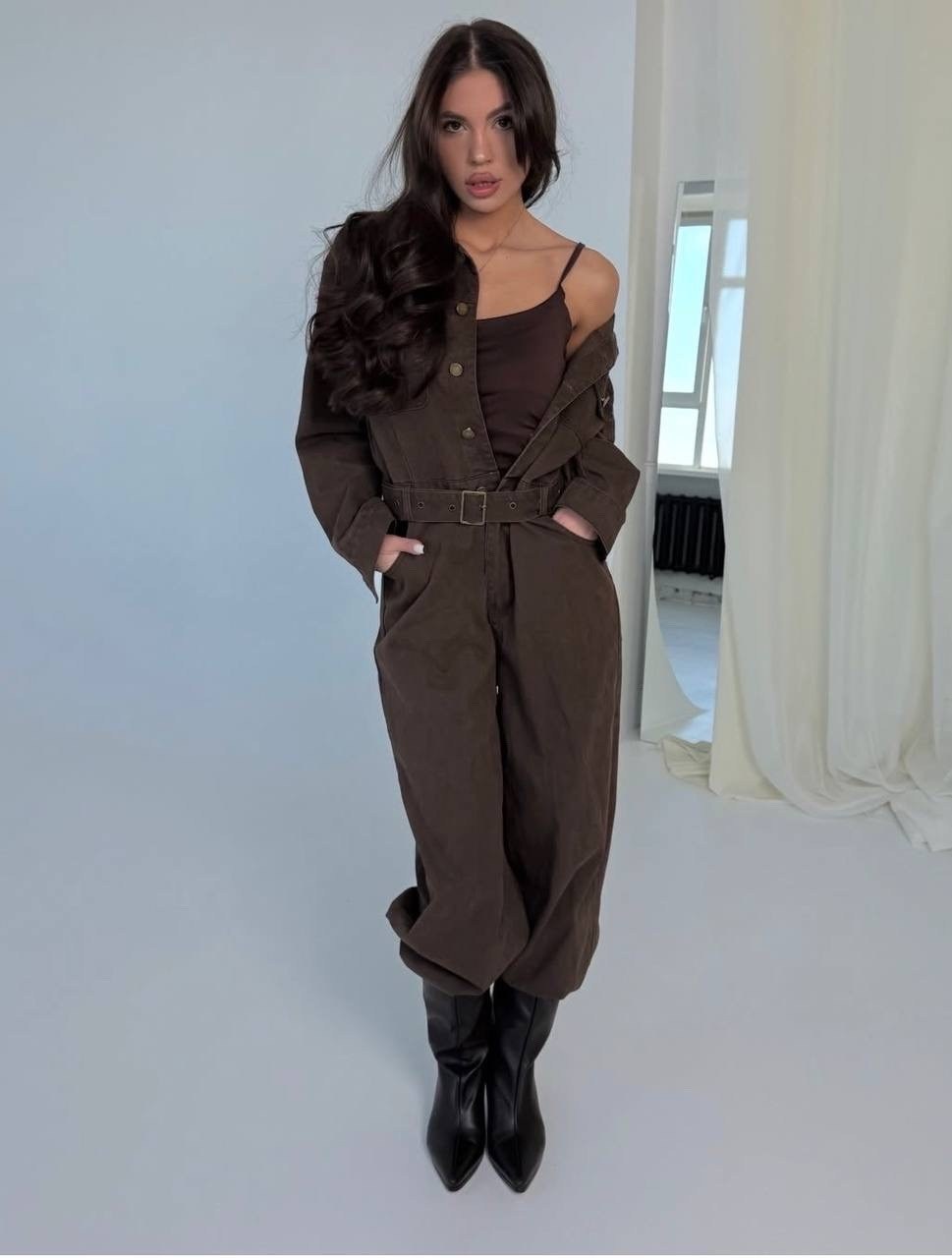 комбинезон с брюками,женские комбинезоны,комбинезон,комбинезон повседневный