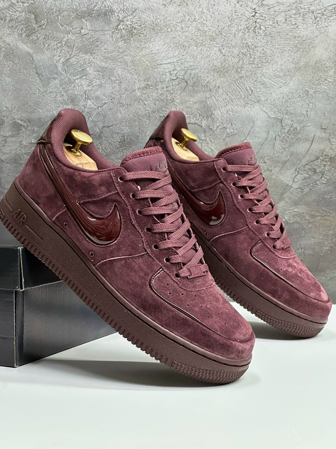 nike air force 1 low цвет бордовый,кроссовки nike air force 1 low цвет бордовый,nike air force 1 '07,бордовые кроссовки найк air force 1 low,бордовые найки