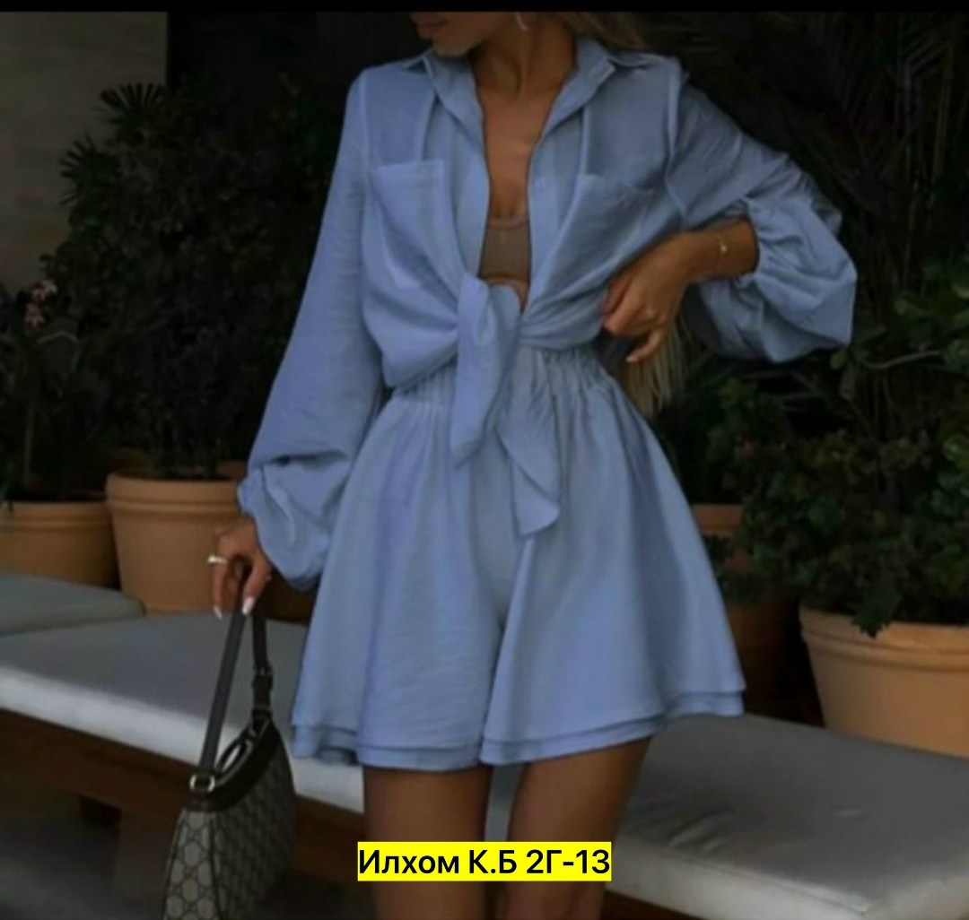 летние костюмы женские,летний костюм с шортами и рубашкой,комплект одежды женские,летний костюм с шортами и рубашкой оверсайз salimis,костюм с шортами и рубашкой