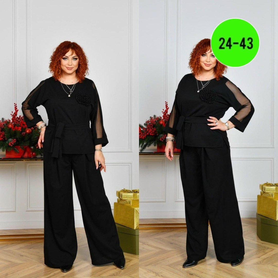 брючный костюм праздничный,костюм женский,элегантный брючный костюм,женские брючные костюмы больших размеров,костюм двойка с брюками assorti-moda 316159316