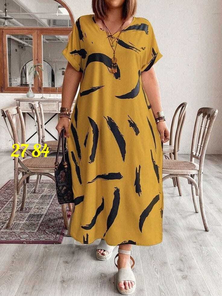 платья женские больших размеров,летнее женское платье,платье желтый,женская платье,платье летнее