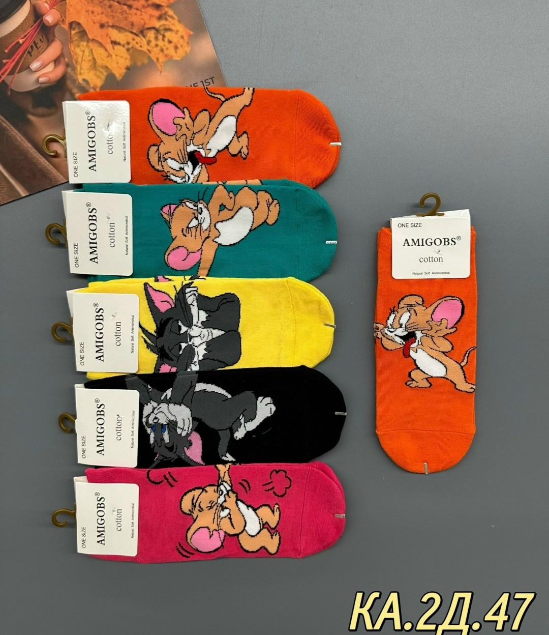 носки том и джерри,комплект носки женские,носки комплект,женские носки,носки amigobs