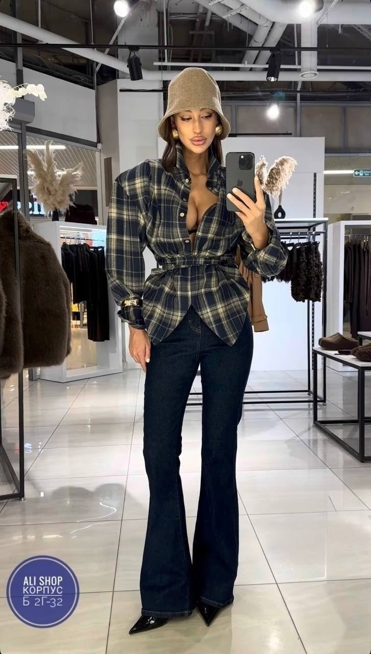 рубашка в клетку женская,рубашка в клетку приталенная,рубашка клетка,стильная рубашка,рубашка женская в клетку приталенная