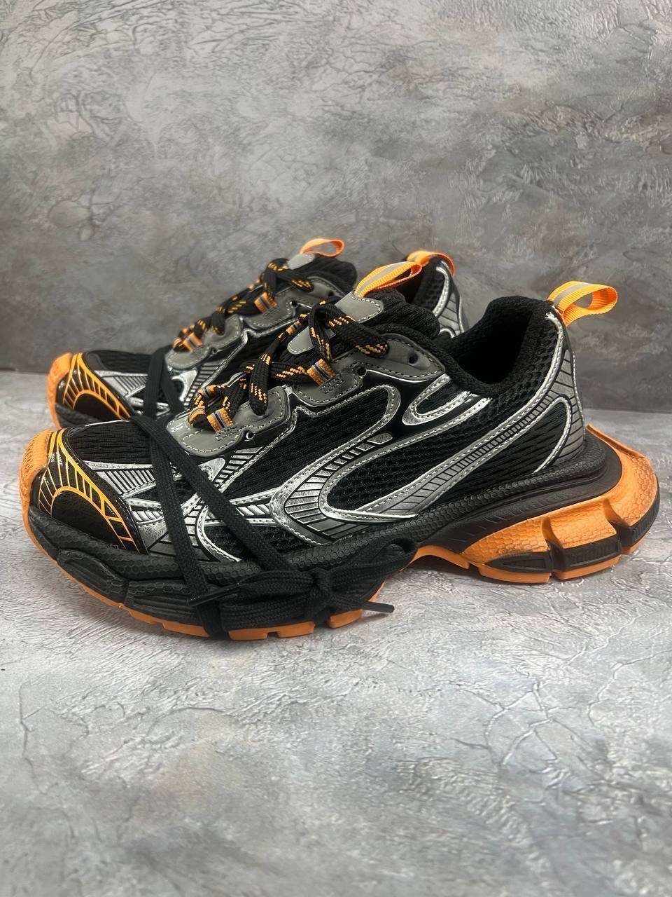 кроссовки balenciaga,кроссовки track 2 trainer orange black balenciaga,кроссовки 3 xl balenciaga,balenciaga ,balenciaga 3xl sneaker black orange