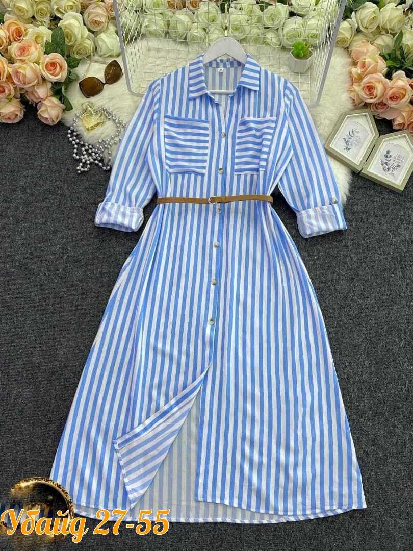 платье рубашка в полоску,платье рубашка с поясом,платье рубашка,платье на лето,платье рубашка летнее