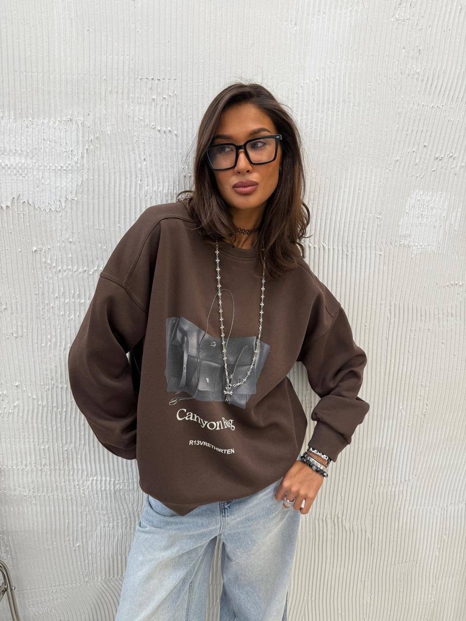 свитшот женская,свитшот и толстовка,свитшот оверсайз с вышивкой assertive,свитшот женский толстовка,свитшот базовый оверсайз