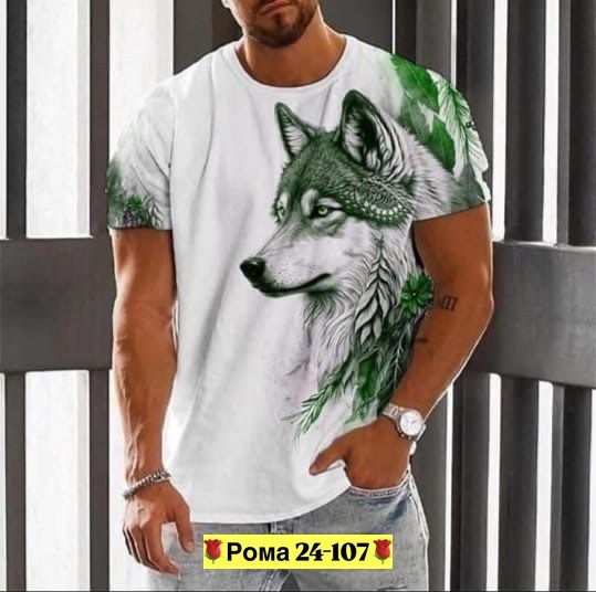 мужская футболка с принтом волка,футболки мужские,футболка мужская повседневная с 3d-принтом и рисунком волка,мужская футболка для мужчин с 3d принтом и изображением волка,футболка с рисунком волка