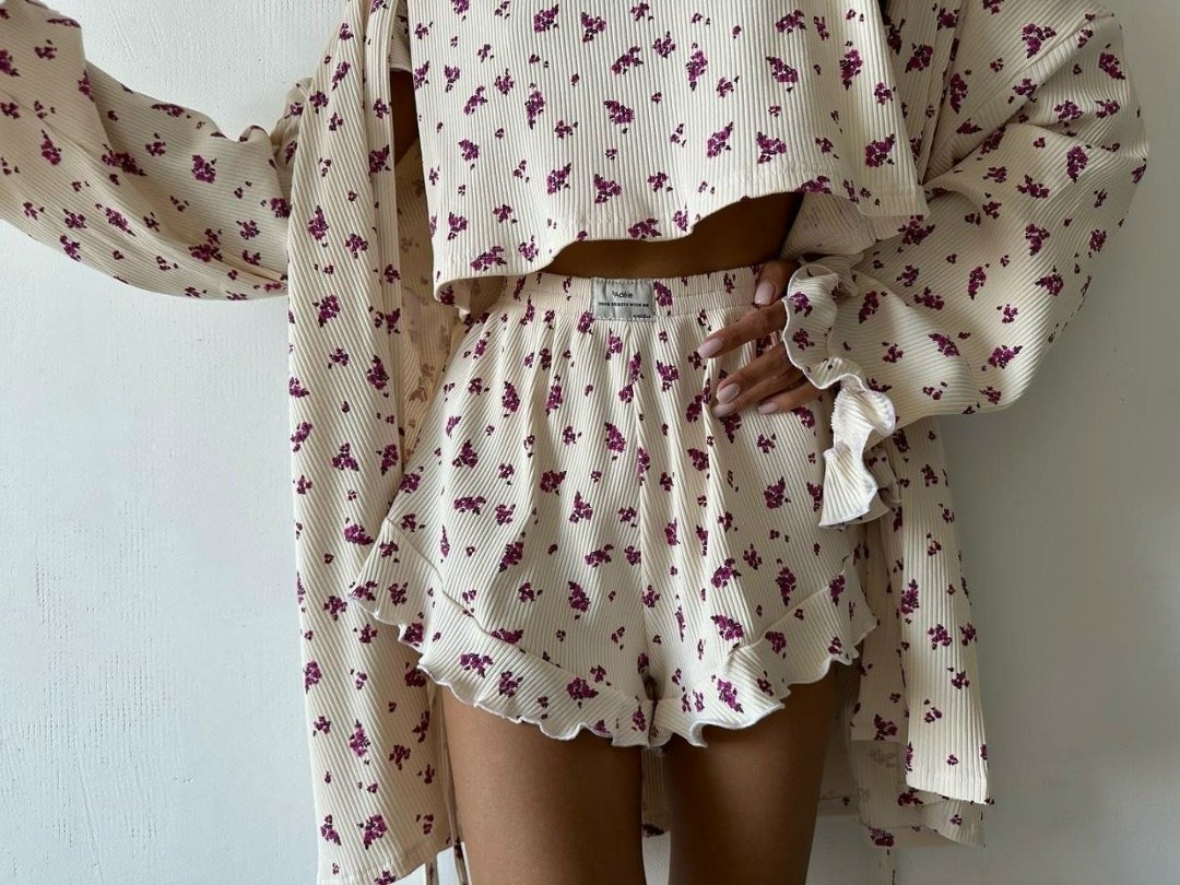 домашняя одежда пижама,пижама женские,пижама с халатом,комплект женской пижамы,женский пижамный комплект