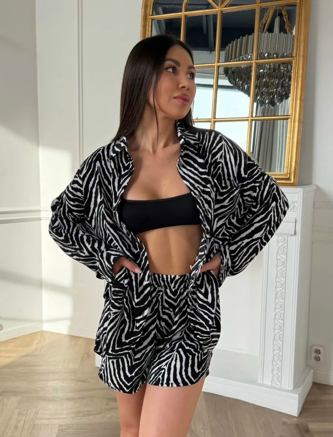 костюм зебра женский с шортами,костюм женский,женский летний костюм двойка зебра с шортами и рубашкой,летние наряды,летние костюмы