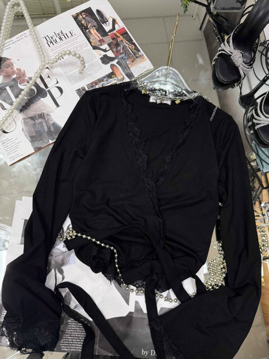 кофточка на завязках,короткая кофта на завязках,женские топы с длинными рукавами,одежда женская