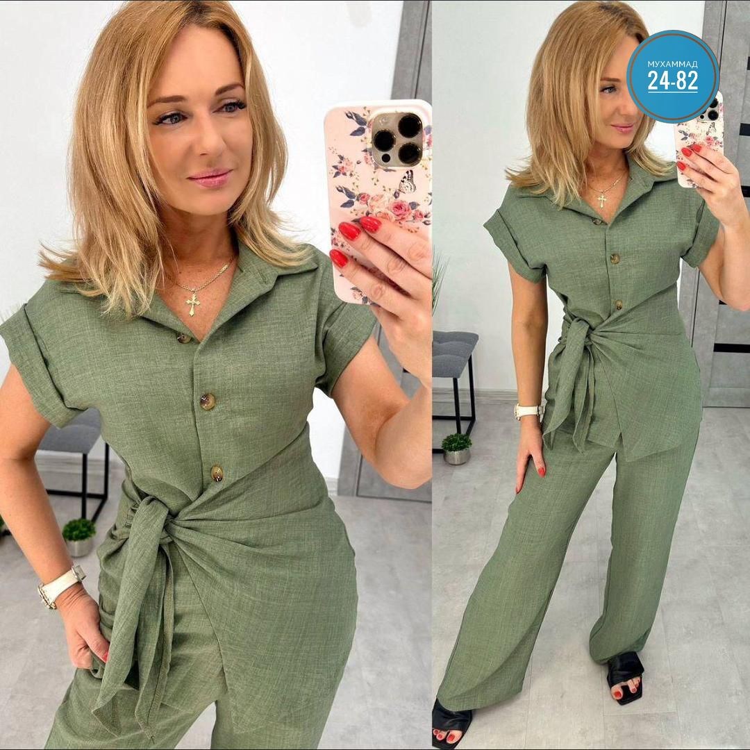 летний брючный костюм из льна,костюм летний брючный женский,костюм из льна женский летний с брюками,женские костюмы брючные,костюм брючной