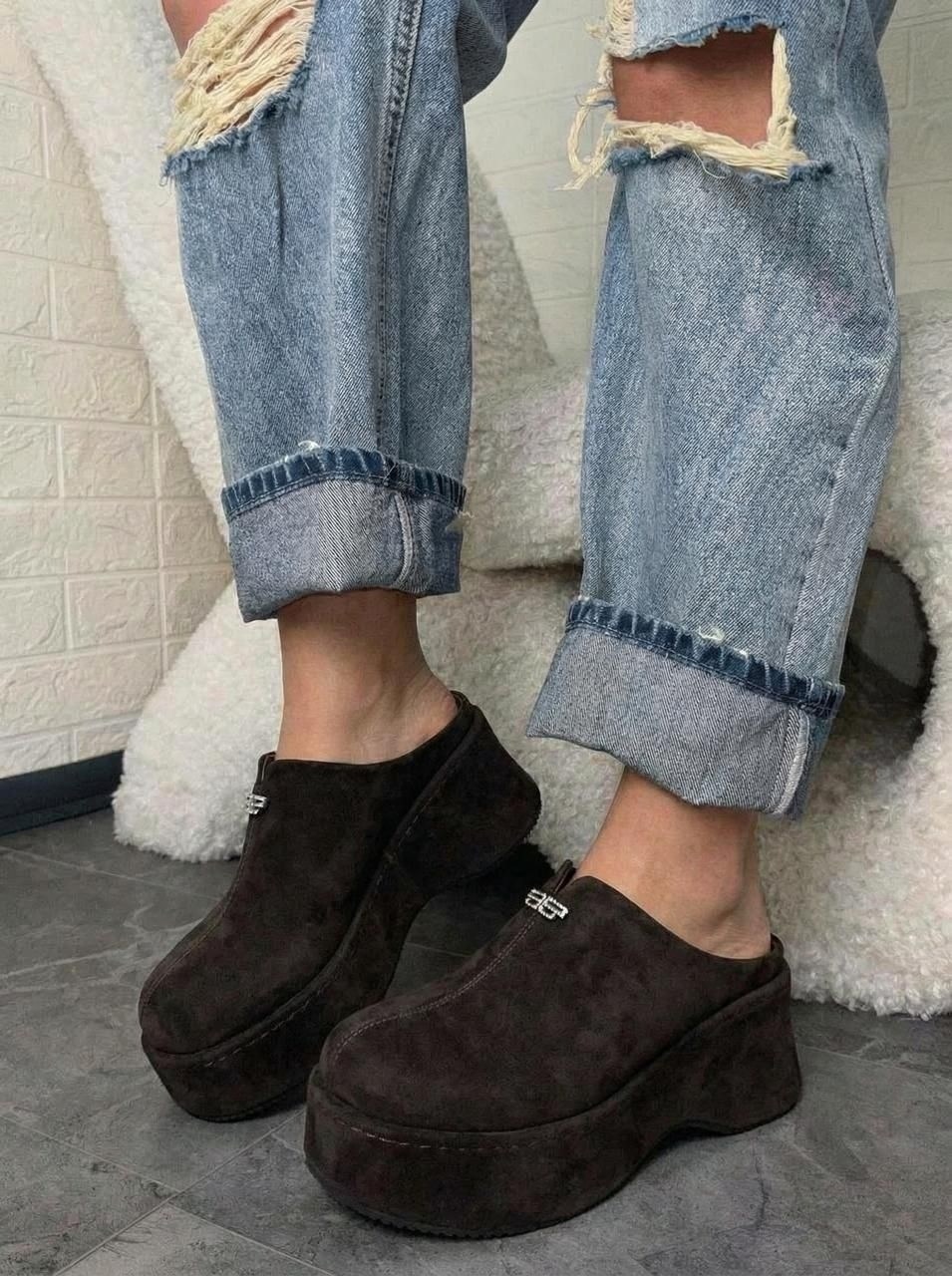 ,замшевые сабо,сабо женские,женская ,мюли женские