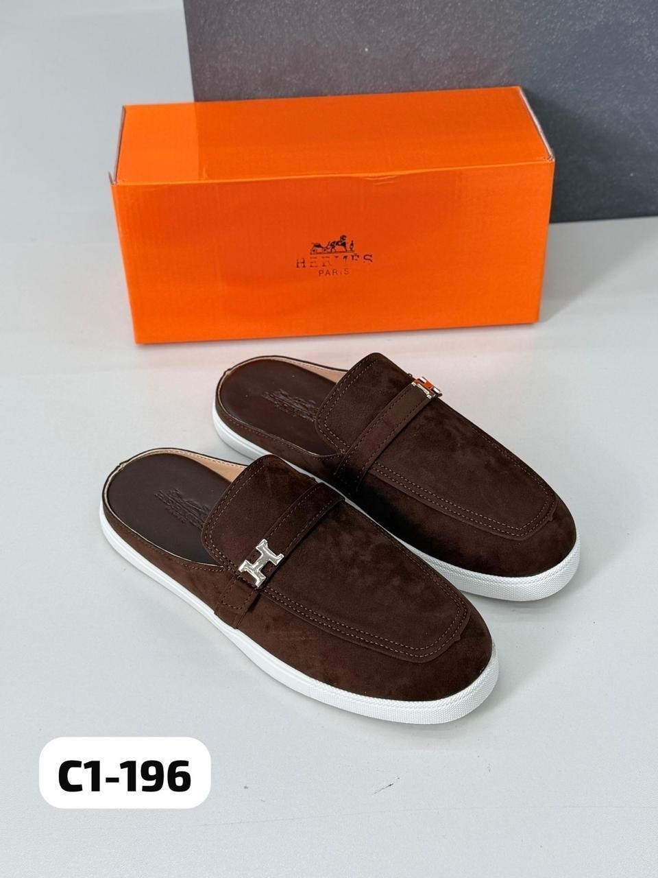 тапочки hermes,,мюли hermes,мюли hermes черные,hermes шлепанцы