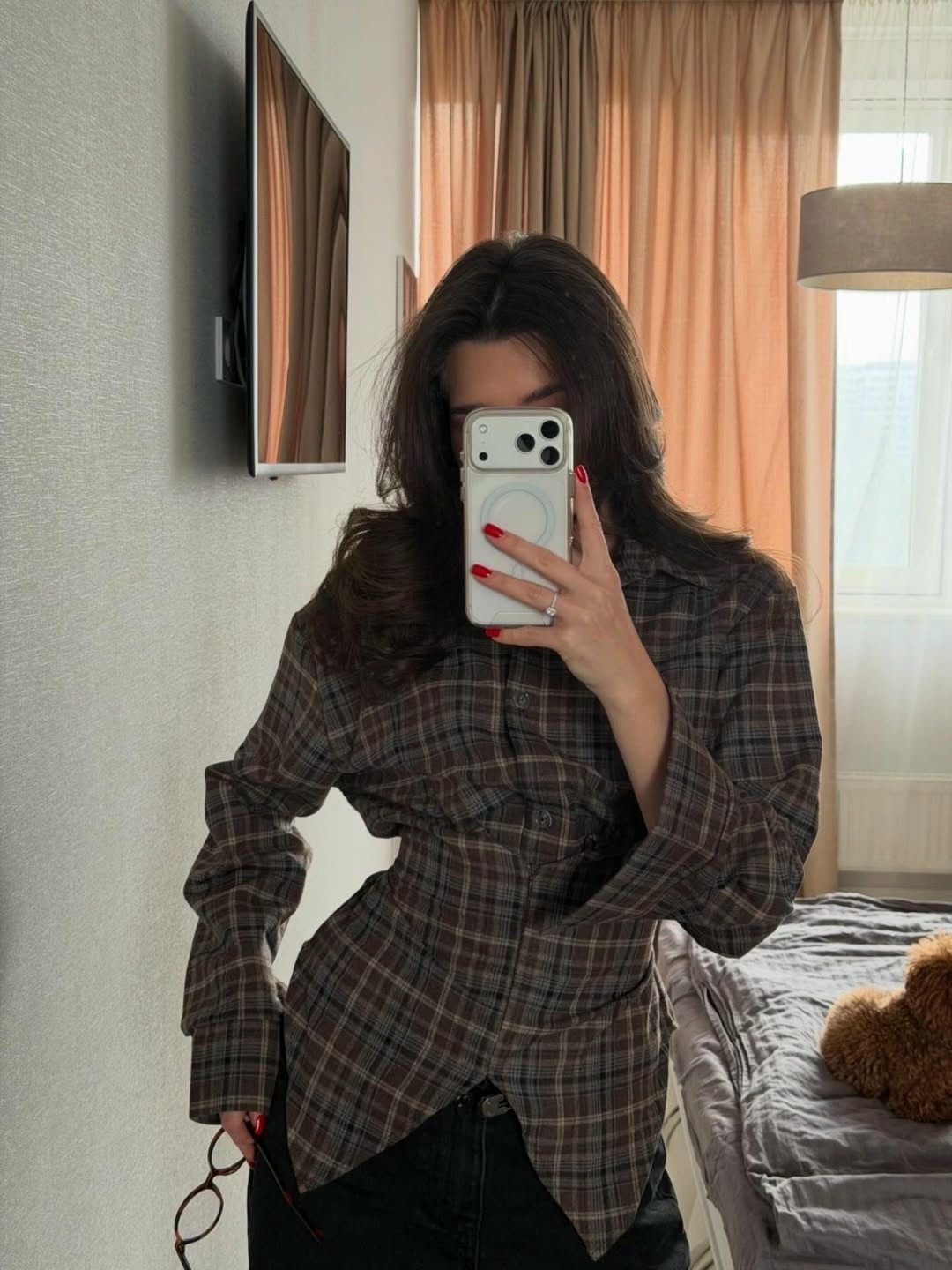 женская рубашка в клетку,рубашка в клетку,клетчатая рубашка,рубашка в клетку с майкой beststyle,рубашка в клетку оверсайз