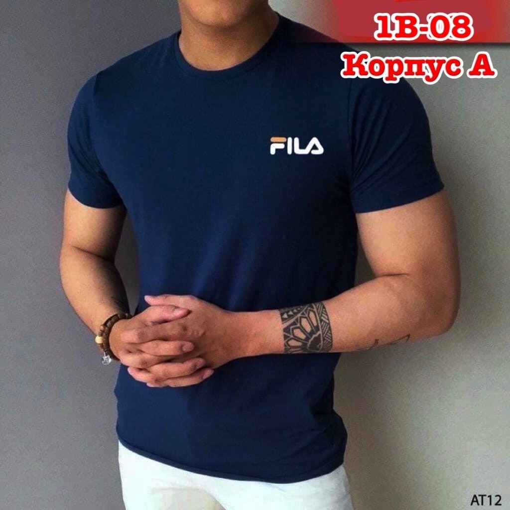 футболка мужская однотонная,мужская футболка,футболка вкс,футболка трикотажная,футболка синий