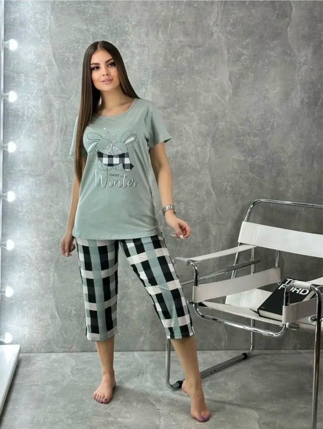 пижама женская,женская пижама с бриджами,пижама домашняя,домашняя одежда пижама,комплект домашний