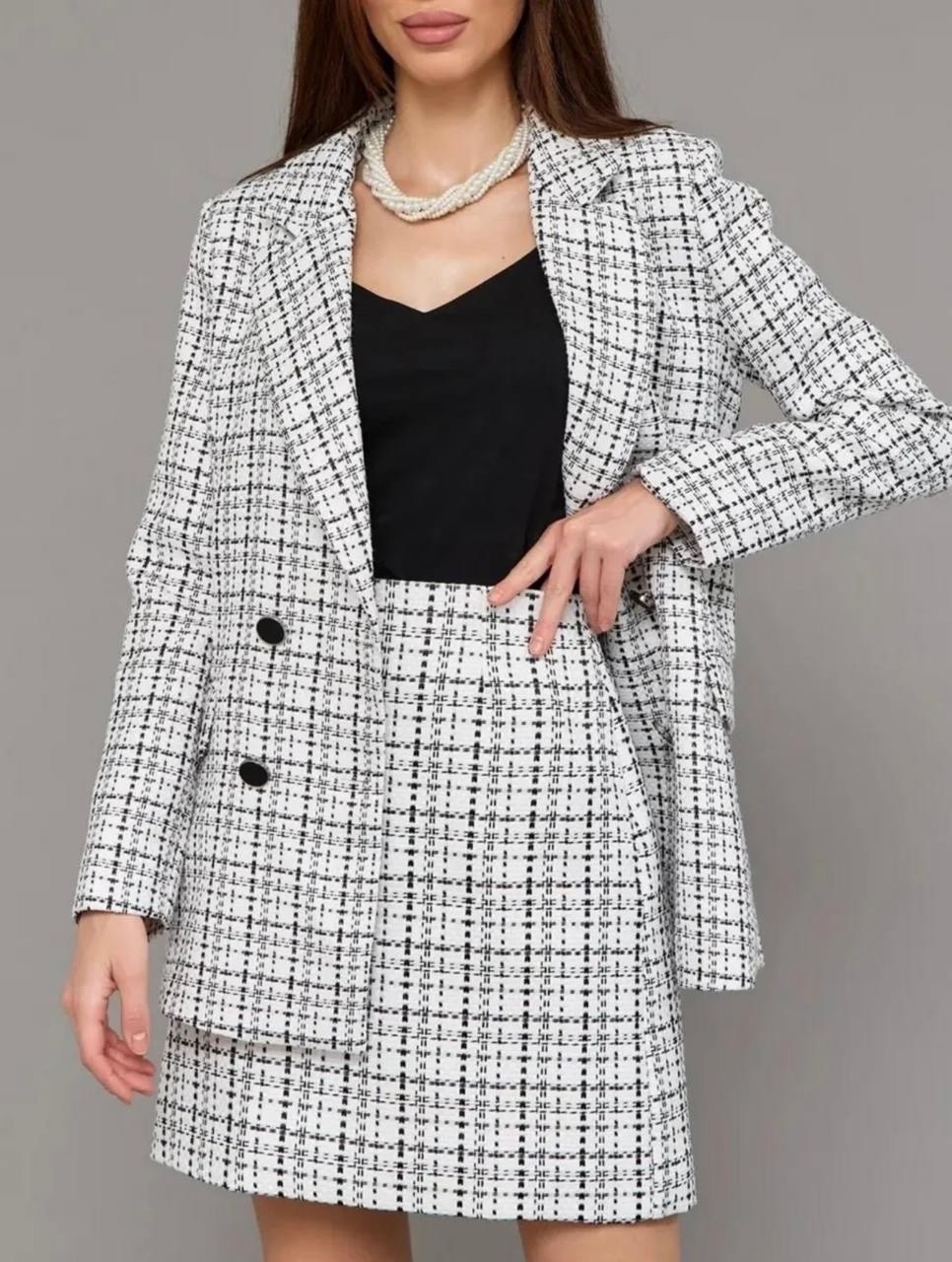 твидовый костюм женский пиджак и юбка forevertwenty,твидовый костюм с юбкой,твидовый костюм женский с юбкой,твидовый костюм женский пиджак и юбка forevertwenty 230905449,твидовый костюм