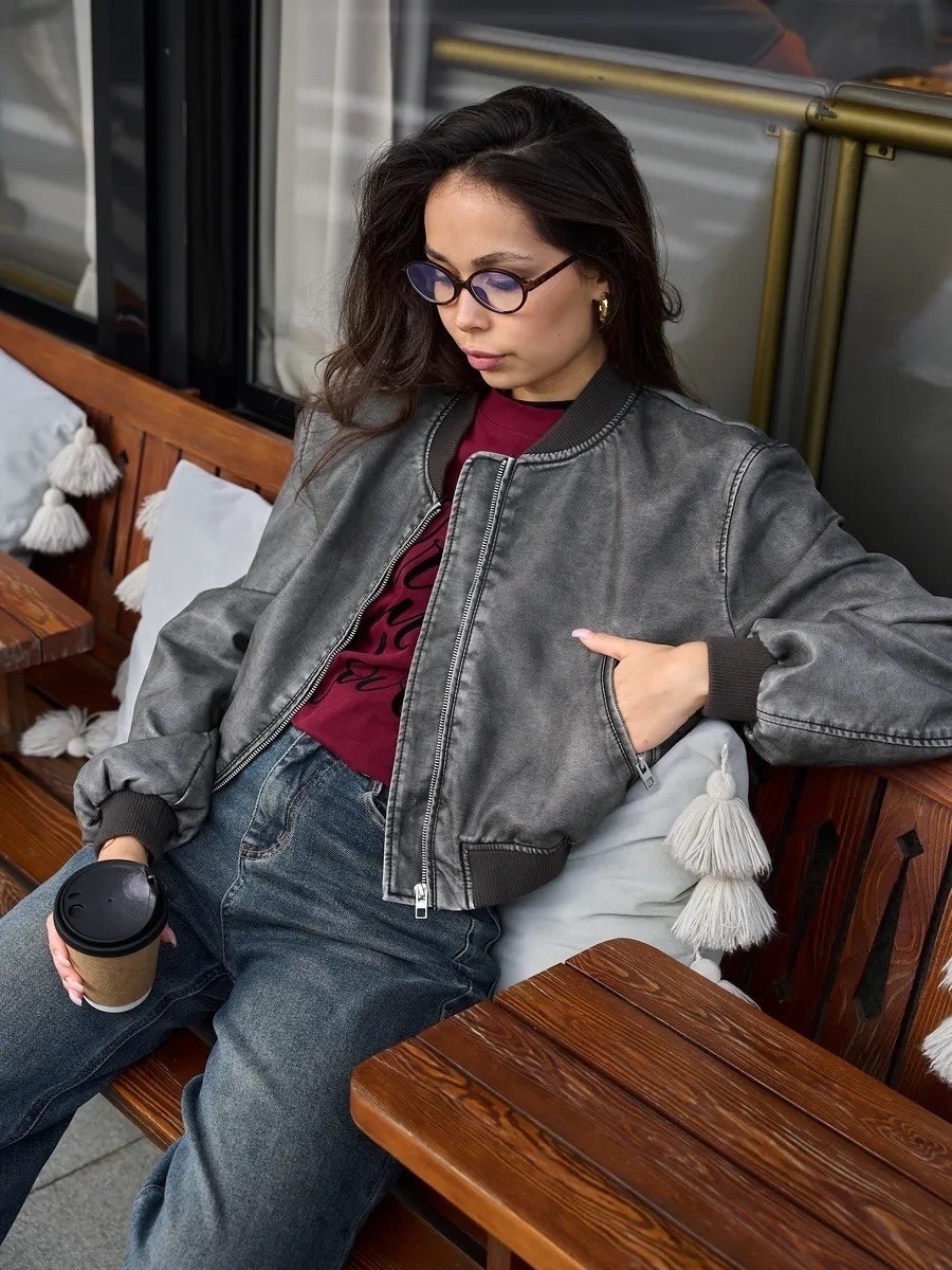 кожаная куртка бомбер женская,куртка бомбер женская,куртка кожаная,кожаная куртка женская,куртка бомбер