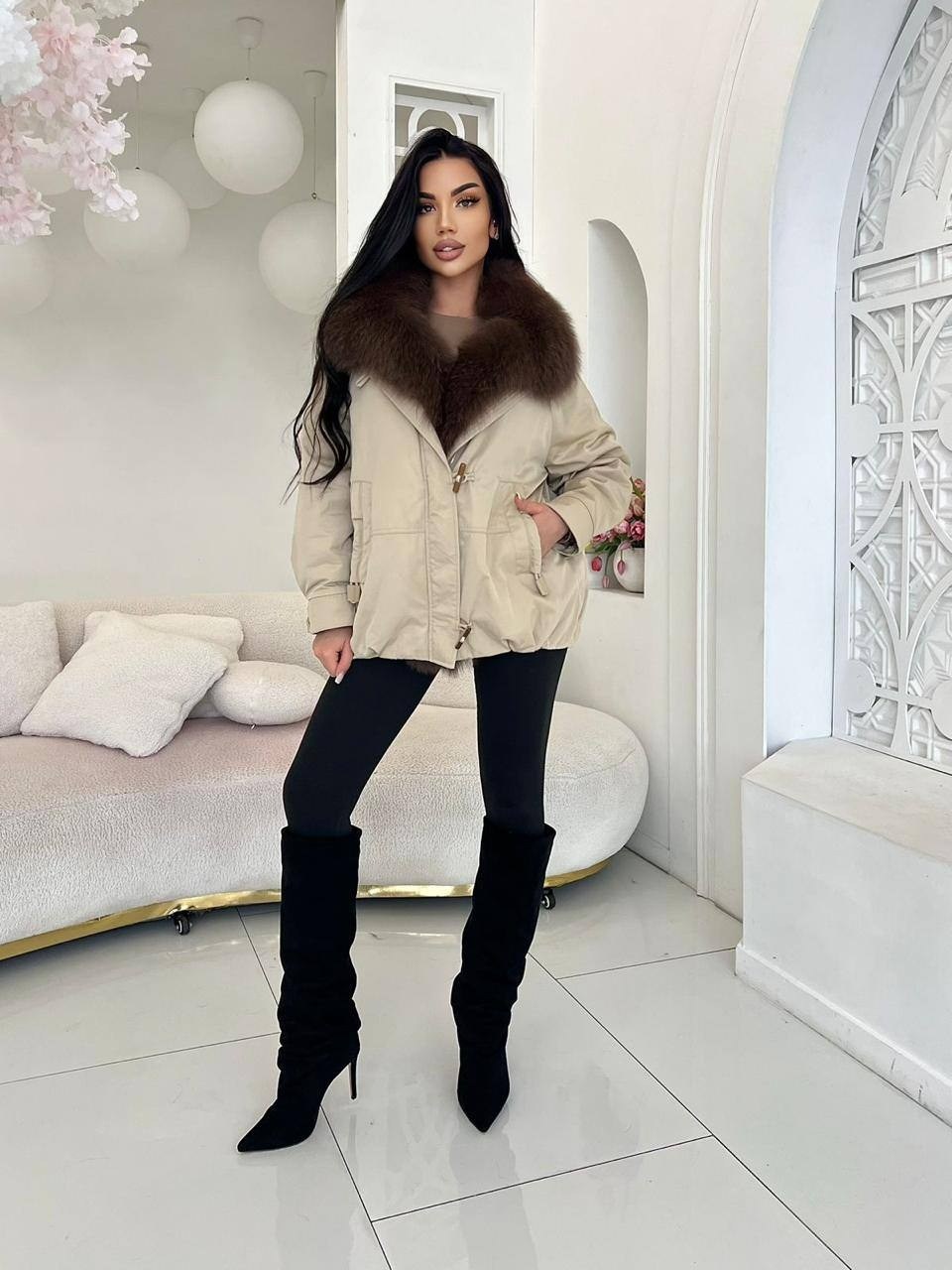 пуховик с натуральным мехом,стильные пуховики,куртка с мехом,куртка max mara с натуральным мехом,женская зимняя куртка