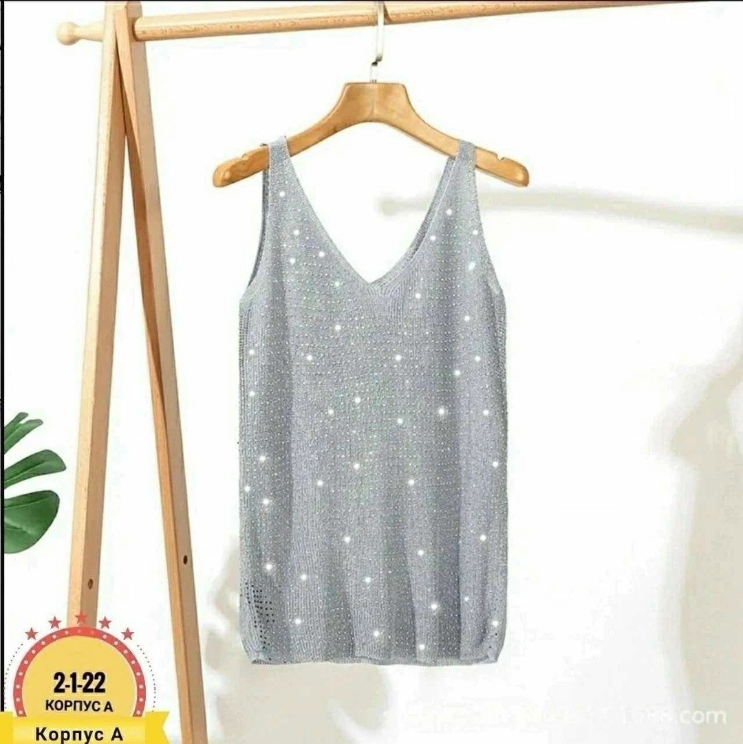 майка женская,майки женские летние без рукавов,топ женская майка,топ с люрексом,майка с люрексом