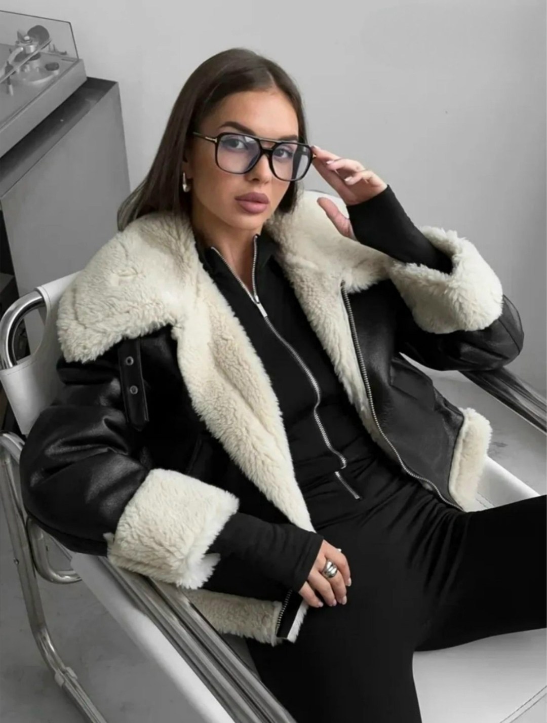 дубленка женская,дубленка авиатор,стильная дубленка,дубленка,дубленка женская зимняя