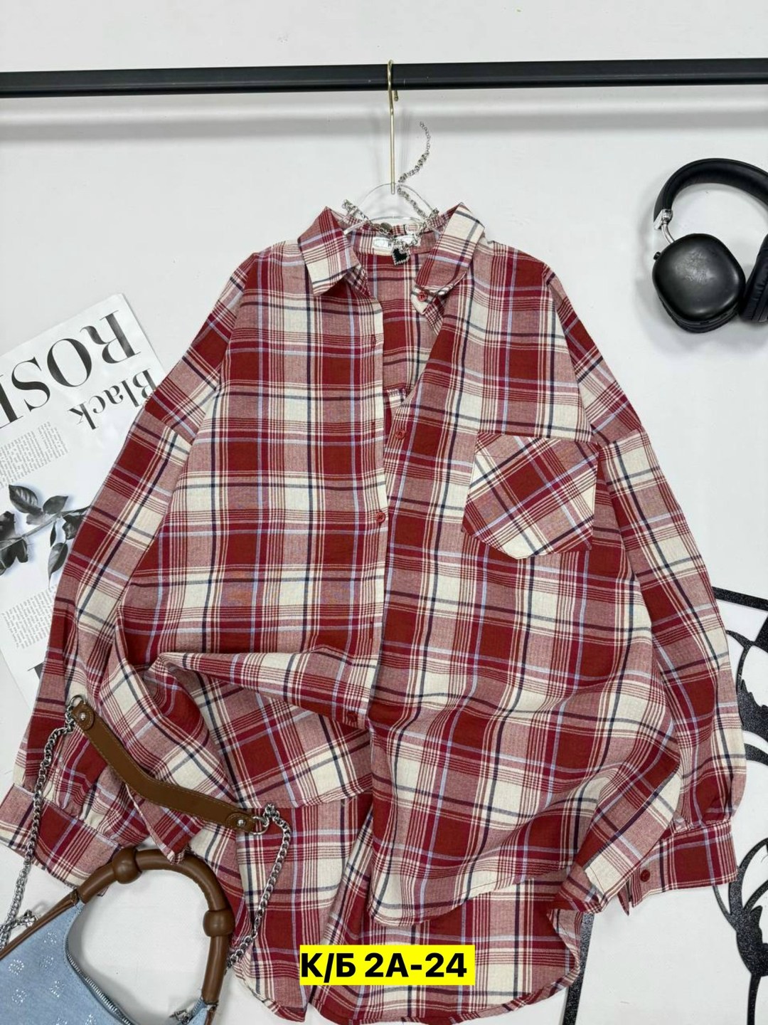 рубашка люше 4150 бордо,рубашка lyushe 4150 бордо,рубашка в клетку женская,рубашка в клетку,рубашка в клетку оверсайз женская
