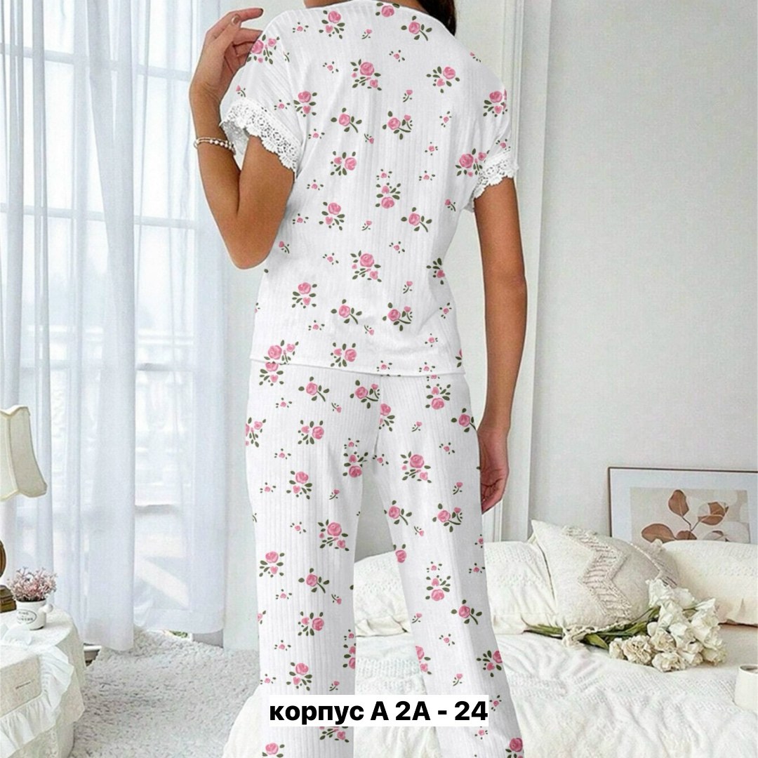 женская домашняя одежда пижамный комплект с принтом вишни,пижама женская,пижама женская с брюками,женская элегантная пижама с принтом вишни,пижама для женщин