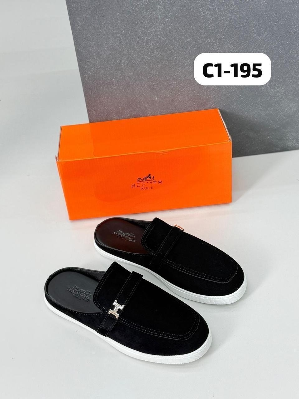 тапочки hermes,,мюли hermes,мюли hermes черные,hermes шлепанцы