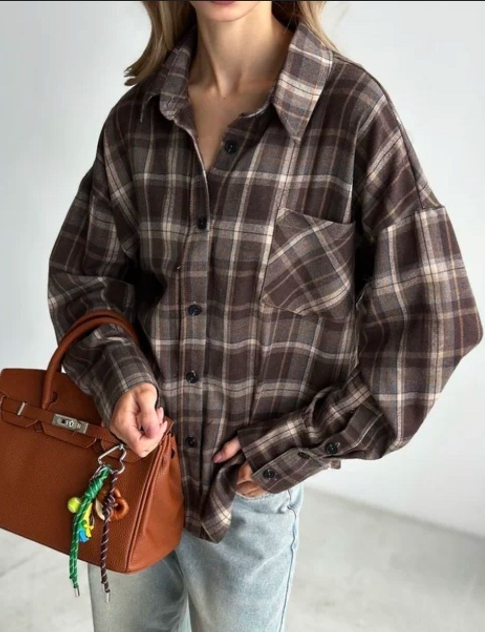 рубашка женская в клетку,рубашка в клетку,рубашка в клетку оверсайз удлиненная 2e_brand,женская рубашка в клетку оверсайз,рубашка в клетку женская теплая оверсайз без кармана