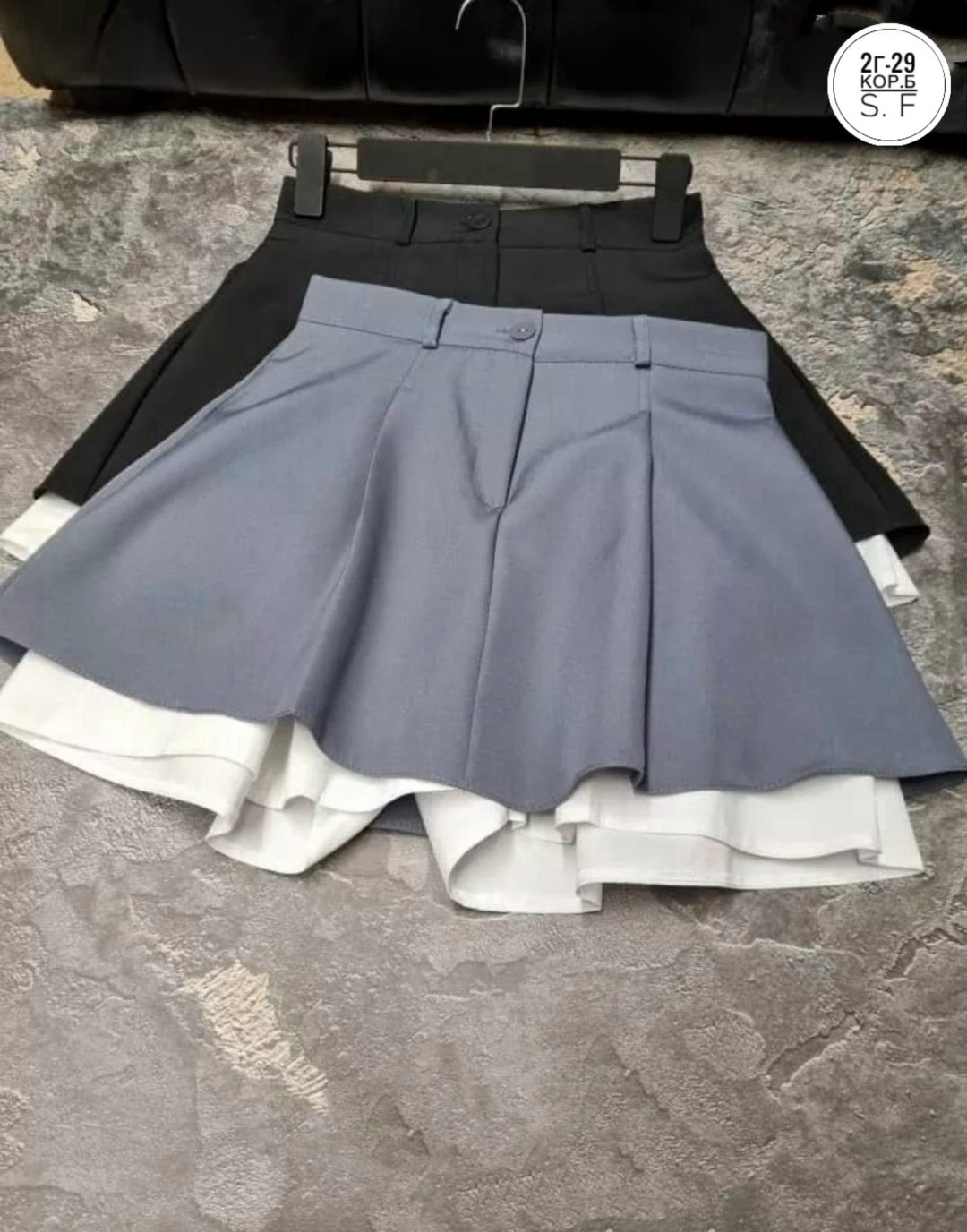 юбка мини,юбка шорты женская,юбка,юбка-шорты женская короткая мини 42-48 черный,женская юбка