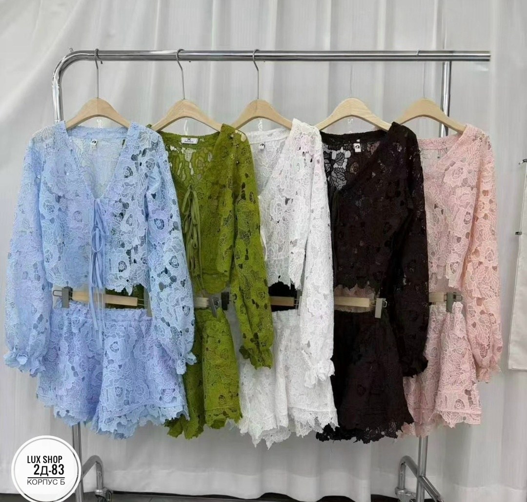 летние костюмы,кружевная одежда,кружевное платье,костюм кружевной,кружевная блузка