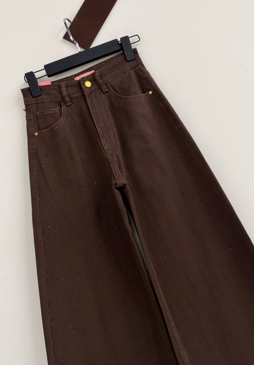 коричневые джинсы женские,джинсы женские с завышенной талией,широкие джинсы,джинсы брюки,коричневые джинсы