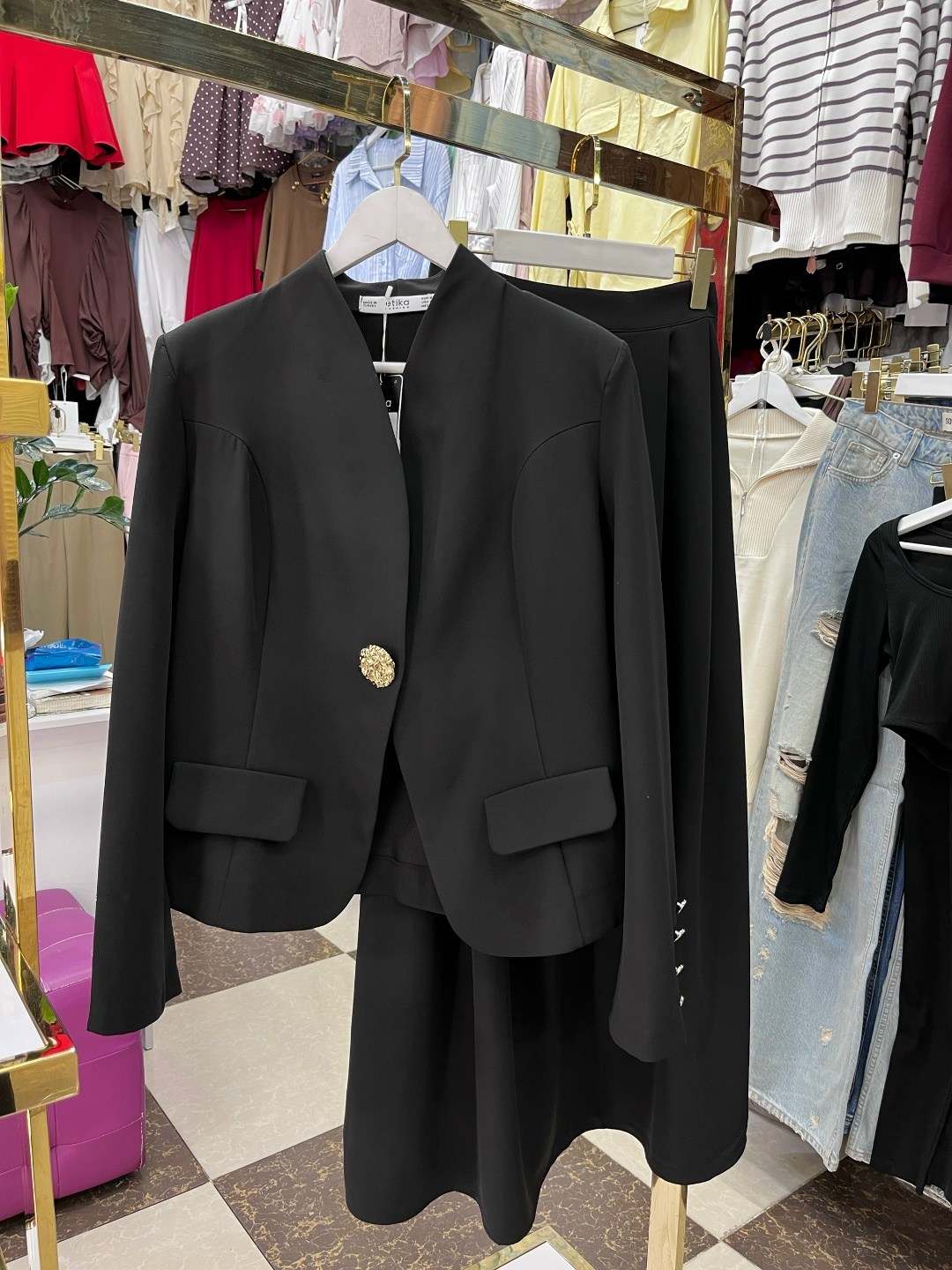 жакет the.woman 0284 черный,жакет,жакет the.woman,юбка, жакет,женский жакет