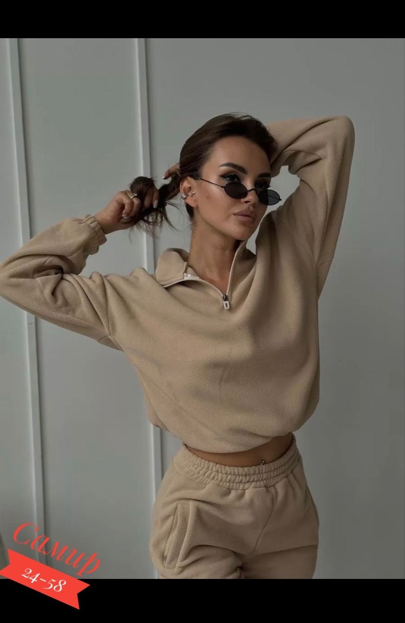 спортивные костюмы флис женский,флисовый спортивный костюм y2k z&f цвет бежевый,костюм двойка кашемир,спортивный костюм флисовый теплый y2k bayzi,женский спортивный костюм
