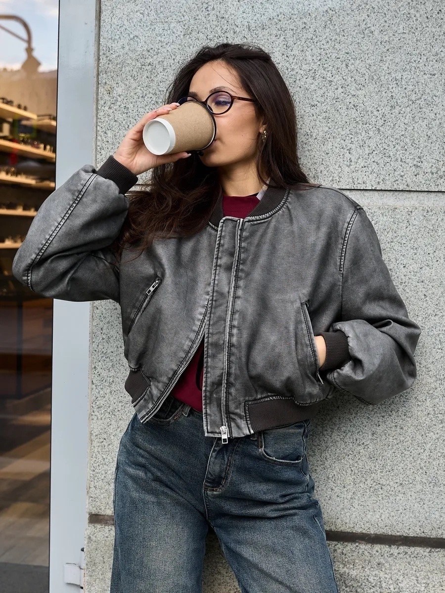 кожаная куртка бомбер женская,куртка бомбер женская,куртка кожаная,кожаная куртка женская,куртка бомбер