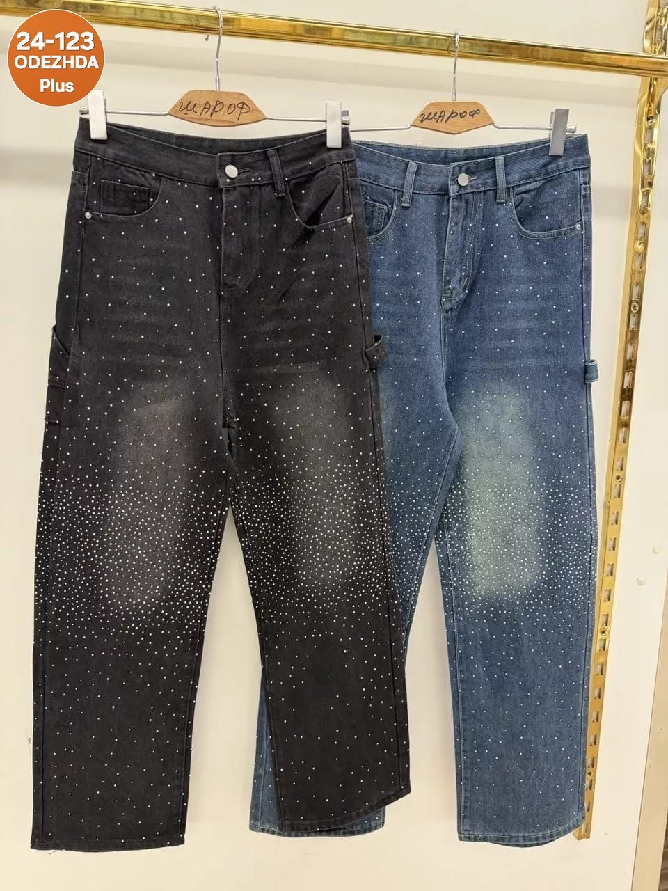 джинсы трубы со стразами notte lunare,джинсы со стразами,джинсы клёш со стразами,женские джинсы,женские джинсы со стразами